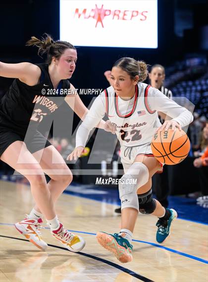 Thumbnail 2 in Wiggins vs. Burlington (CHSAA 2A Final Four) photogallery.