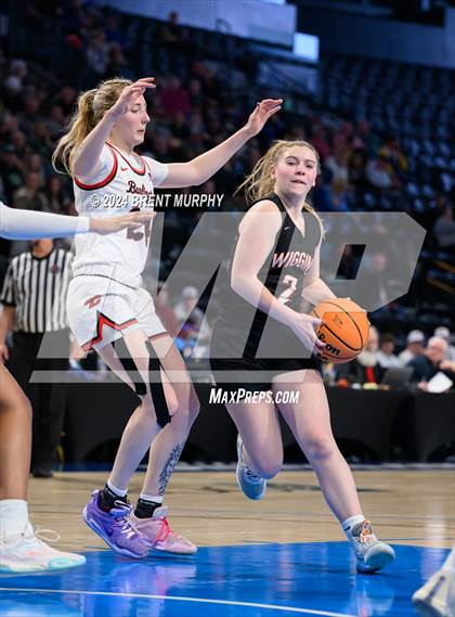 Thumbnail 3 in Wiggins vs. Burlington (CHSAA 2A Final Four) photogallery.