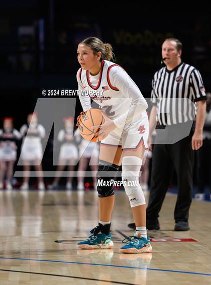 Thumbnail 2 in Wiggins vs. Burlington (CHSAA 2A Final Four) photogallery.