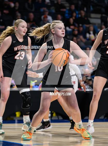 Thumbnail 3 in Wiggins vs. Burlington (CHSAA 2A Final Four) photogallery.