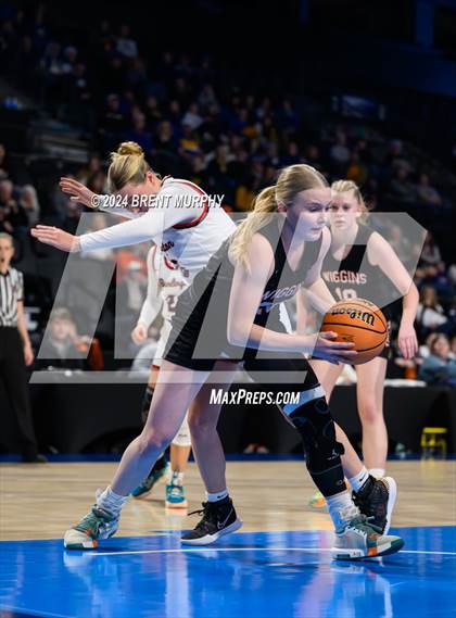 Thumbnail 3 in Wiggins vs. Burlington (CHSAA 2A Final Four) photogallery.