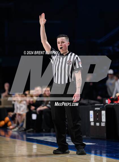 Thumbnail 3 in Wiggins vs. Burlington (CHSAA 2A Final Four) photogallery.