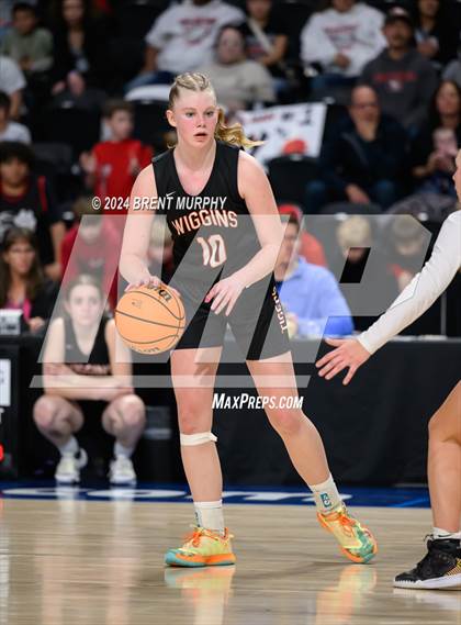 Thumbnail 2 in Wiggins vs. Burlington (CHSAA 2A Final Four) photogallery.