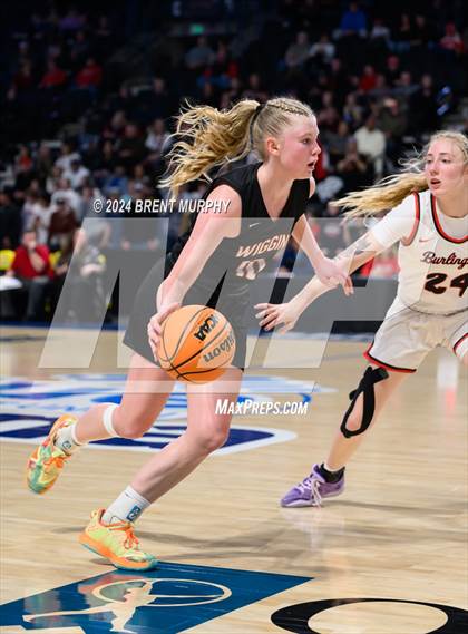 Thumbnail 2 in Wiggins vs. Burlington (CHSAA 2A Final Four) photogallery.