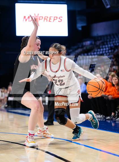 Thumbnail 1 in Wiggins vs. Burlington (CHSAA 2A Final Four) photogallery.