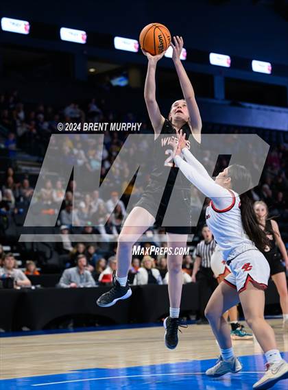 Thumbnail 3 in Wiggins vs. Burlington (CHSAA 2A Final Four) photogallery.