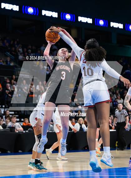 Thumbnail 3 in Wiggins vs. Burlington (CHSAA 2A Final Four) photogallery.