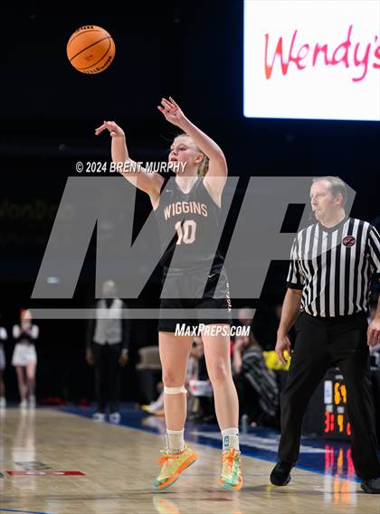 Thumbnail 3 in Wiggins vs. Burlington (CHSAA 2A Final Four) photogallery.