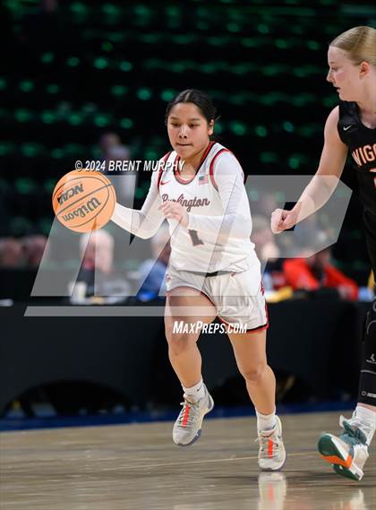 Thumbnail 2 in Wiggins vs. Burlington (CHSAA 2A Final Four) photogallery.