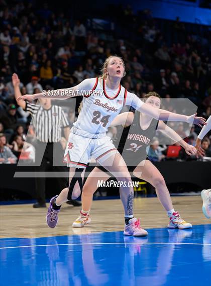 Thumbnail 2 in Wiggins vs. Burlington (CHSAA 2A Final Four) photogallery.