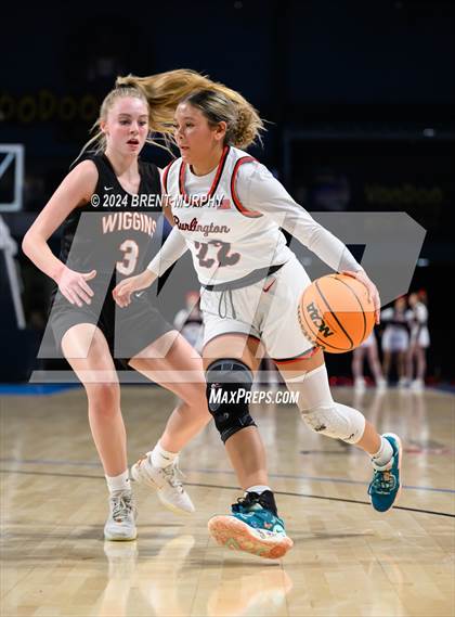 Thumbnail 2 in Wiggins vs. Burlington (CHSAA 2A Final Four) photogallery.