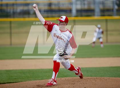 Thumbnail 2 in El Modena vs Woodbridge (Ryan Lemmon Spring Invitational) photogallery.