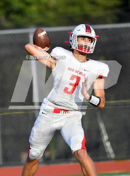 Thumbnail 3 in Rancocas Valley @ Washington Township (Joe Demarco Memorial Scholarship Game) photogallery.