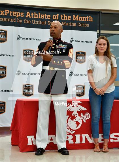 Thumbnail 1 in Marines H.S. Female Athlete of the Month - Eva Stahlschmidt photogallery.