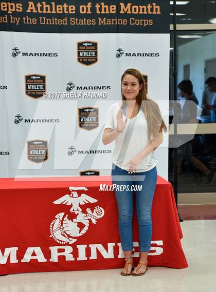 Thumbnail 2 in Marines H.S. Female Athlete of the Month - Eva Stahlschmidt photogallery.