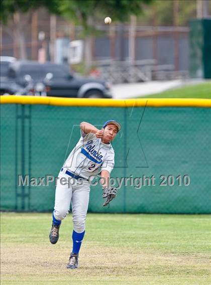 Thumbnail 1 in Valencia @ Glendora (CIF SS D2 Playoffs) photogallery.