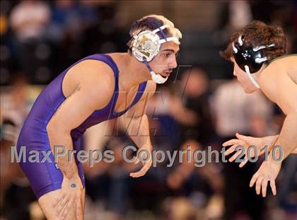 Thumbnail 1 in CIF State Wrestling Championships (Day 2 - Semifinals) photogallery.