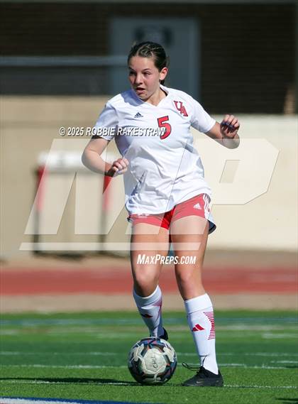 Thumbnail 3 in Ursuline Academy vs Cedar Hill (Duncanville Classic 2025) photogallery.