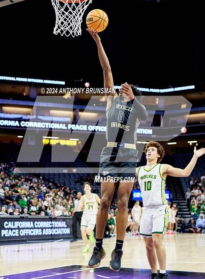 Thumbnail 3 in St. John Bosco vs San Ramon Valley (CIF State D1 Final) photogallery.