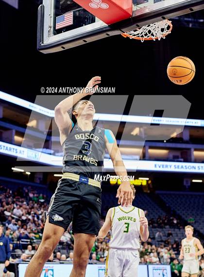 Thumbnail 3 in St. John Bosco vs San Ramon Valley (CIF State D1 Final) photogallery.