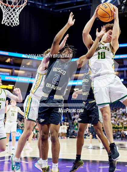 Thumbnail 3 in St. John Bosco vs San Ramon Valley (CIF State D1 Final) photogallery.