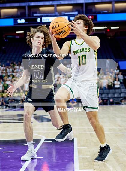 Thumbnail 3 in St. John Bosco vs San Ramon Valley (CIF State D1 Final) photogallery.