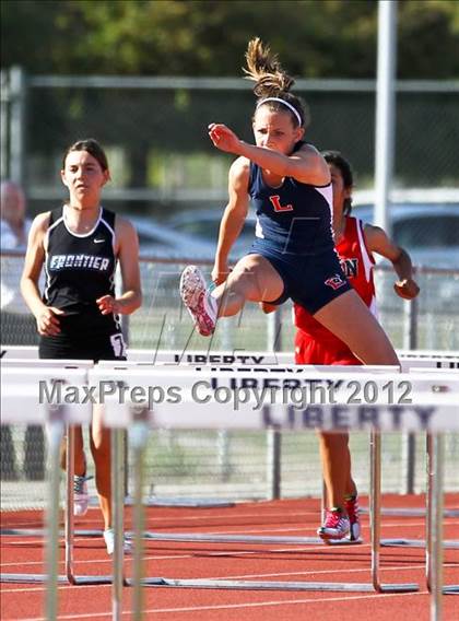 Thumbnail 2 in Titan Top 9 Invitational (Girls Hurdles) photogallery.