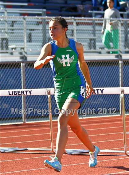 Thumbnail 2 in Titan Top 9 Invitational (Girls Hurdles) photogallery.
