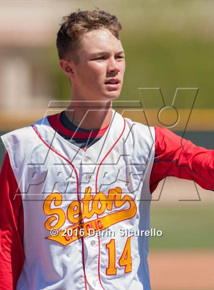 Thumbnail 2 in Whittier Christian @ Seton Catholic (Coach Bob National Invitational) photogallery.