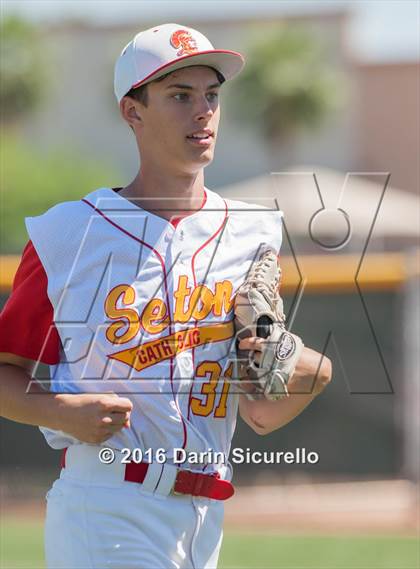Thumbnail 1 in Whittier Christian @ Seton Catholic (Coach Bob National Invitational) photogallery.