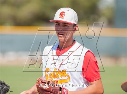 Thumbnail 2 in Whittier Christian @ Seton Catholic (Coach Bob National Invitational) photogallery.