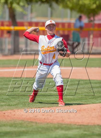 Thumbnail 3 in Whittier Christian @ Seton Catholic (Coach Bob National Invitational) photogallery.