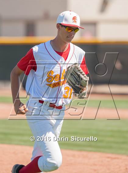 Thumbnail 3 in Whittier Christian @ Seton Catholic (Coach Bob National Invitational) photogallery.