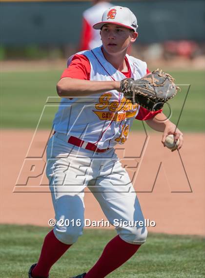 Thumbnail 1 in Whittier Christian @ Seton Catholic (Coach Bob National Invitational) photogallery.
