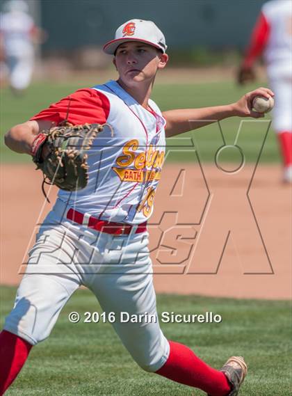 Thumbnail 3 in Whittier Christian @ Seton Catholic (Coach Bob National Invitational) photogallery.