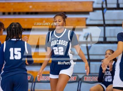 Thumbnail 1 in Norcross vs Pebblebrook (Nike Elite HS Showcase GA) photogallery.