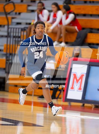Thumbnail 2 in Norcross vs Pebblebrook (Nike Elite HS Showcase GA) photogallery.