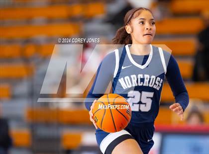 Thumbnail 1 in Norcross vs Pebblebrook (Nike Elite HS Showcase GA) photogallery.