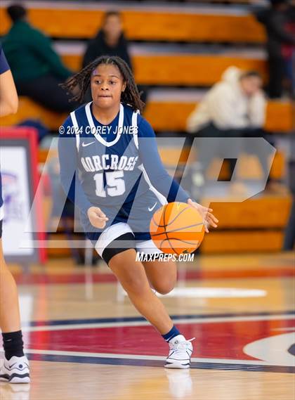 Thumbnail 2 in Norcross vs Pebblebrook (Nike Elite HS Showcase GA) photogallery.