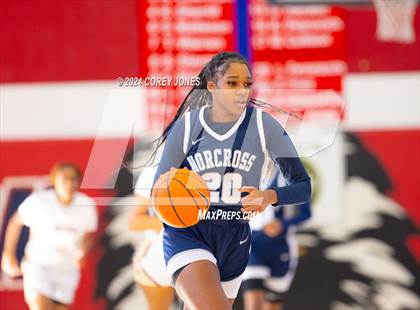 Thumbnail 1 in Norcross vs Pebblebrook (Nike Elite HS Showcase GA) photogallery.