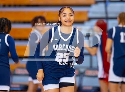 Thumbnail 1 in Norcross vs Pebblebrook (Nike Elite HS Showcase GA) photogallery.