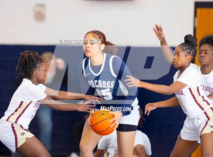 Thumbnail 1 in Norcross vs Pebblebrook (Nike Elite HS Showcase GA) photogallery.