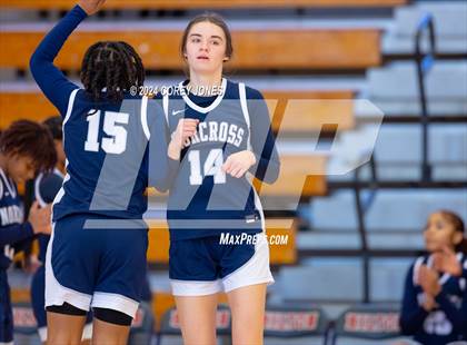 Thumbnail 3 in Norcross vs Pebblebrook (Nike Elite HS Showcase GA) photogallery.