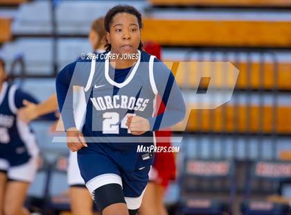 Thumbnail 2 in Norcross vs Pebblebrook (Nike Elite HS Showcase GA) photogallery.