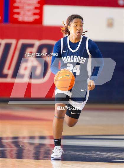 Thumbnail 1 in Norcross vs Pebblebrook (Nike Elite HS Showcase GA) photogallery.