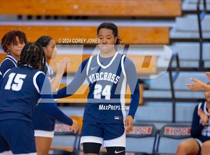 Thumbnail 2 in Norcross vs Pebblebrook (Nike Elite HS Showcase GA) photogallery.