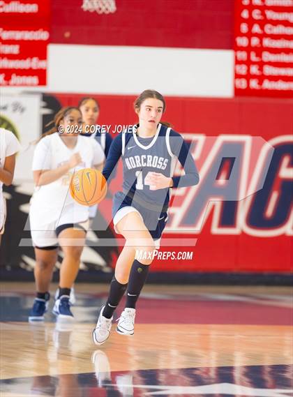 Thumbnail 1 in Norcross vs Pebblebrook (Nike Elite HS Showcase GA) photogallery.