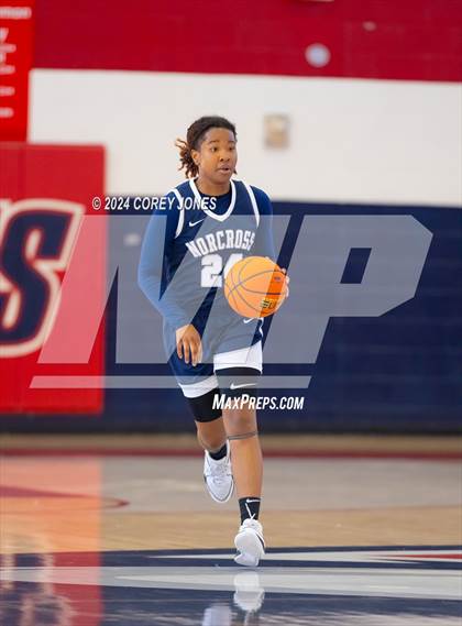 Thumbnail 3 in Norcross vs Pebblebrook (Nike Elite HS Showcase GA) photogallery.