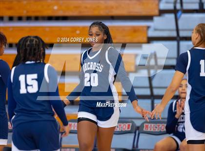 Thumbnail 2 in Norcross vs Pebblebrook (Nike Elite HS Showcase GA) photogallery.