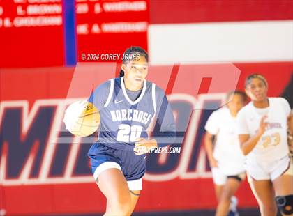 Thumbnail 1 in Norcross vs Pebblebrook (Nike Elite HS Showcase GA) photogallery.